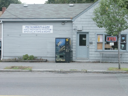 The significant feature in this picture is the worm vending machine