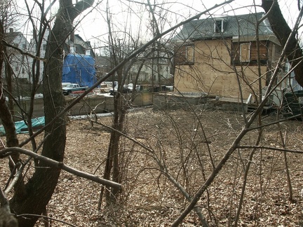 Minna's house, during construction