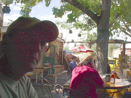 Patio at Cowgirl Hall of Fame, Santa Fe.